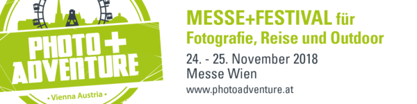 Photo+Adventure 2018, 24. + 25. November 2018, Messe Wien