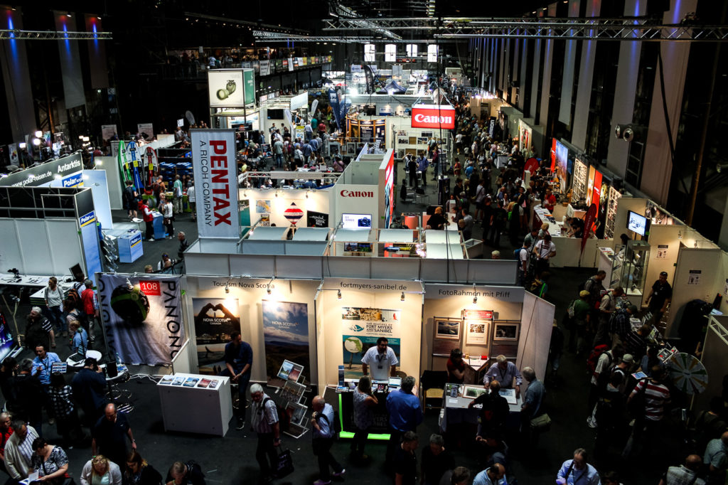 Blick in die Halle von oben