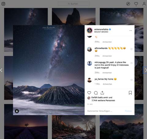 Instagram: In 4 Jahren zu 100.000 Followern - Fabio Antenore - Photo+Adventure