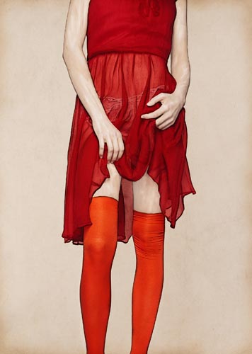 Haslinger_Joachim_Schiele_rotes_Kleid-Innung