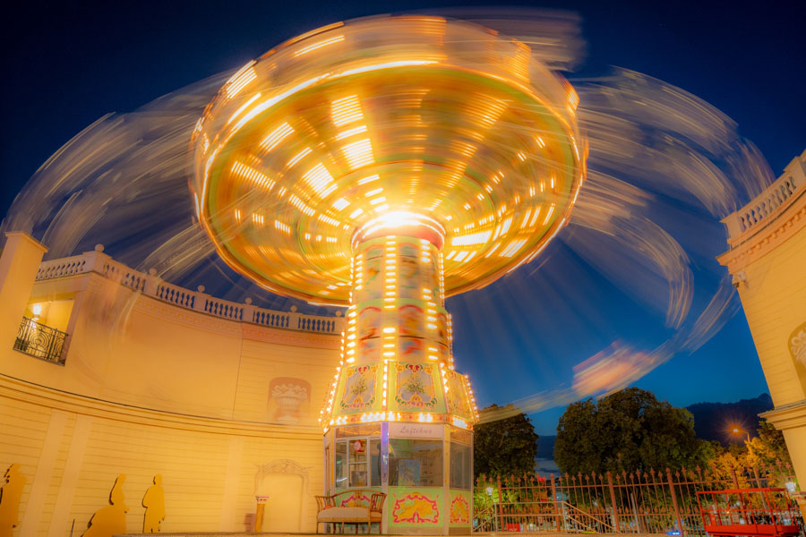 Langzeitbelichtung am Tag und in der Dämmerung: Wiener Prater − Helmut Mitter - Photo+Adventure