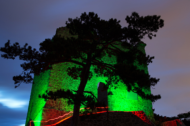 Light Action in der Burg Mödling