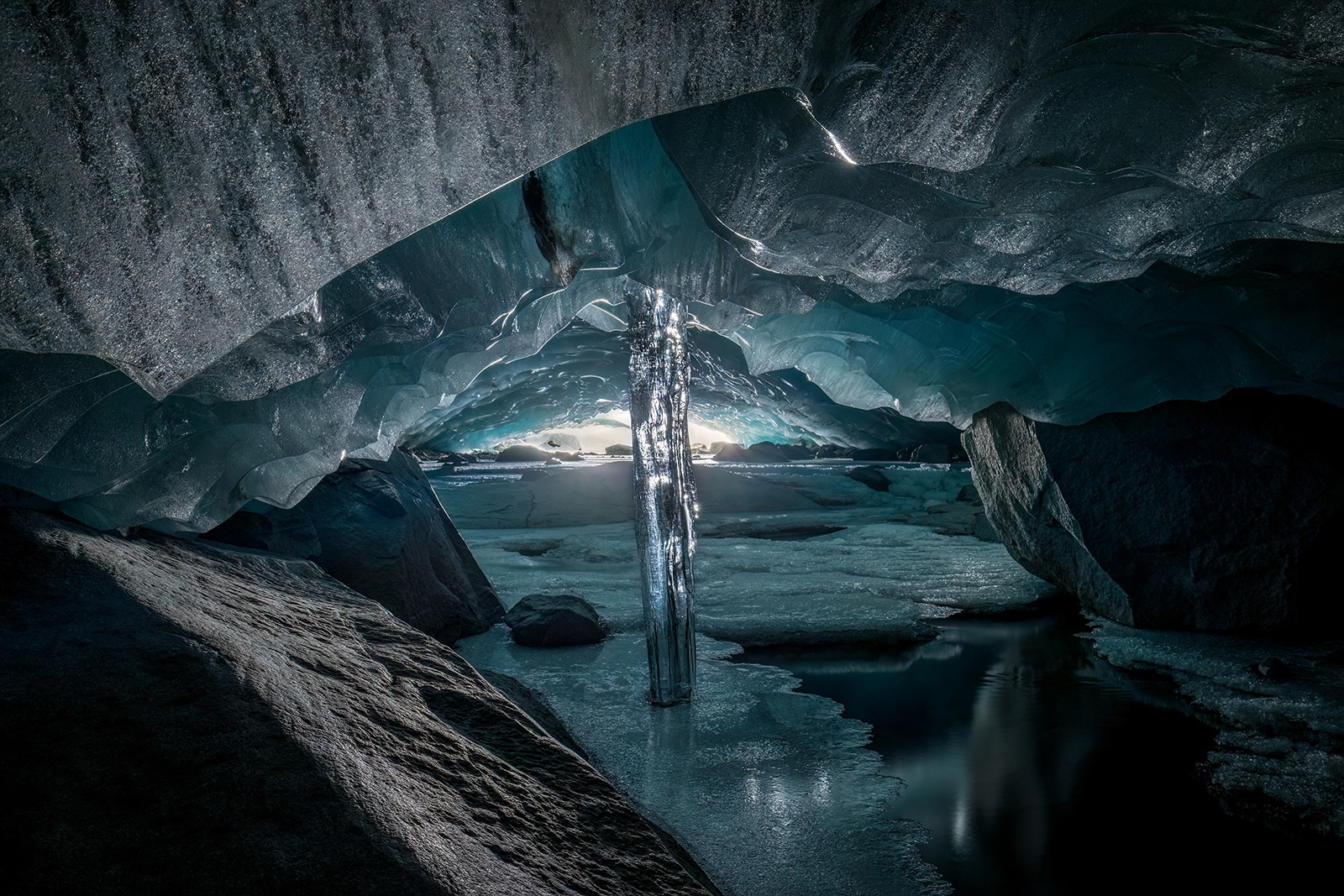 Gletscherhöhle von Judith Mijderwijk